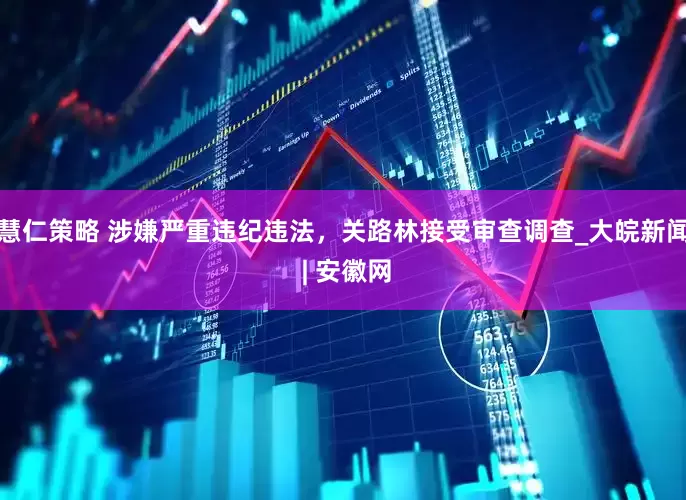 慧仁策略 涉嫌严重违纪违法，关路林接受审查调查_大皖新闻 | 安徽网