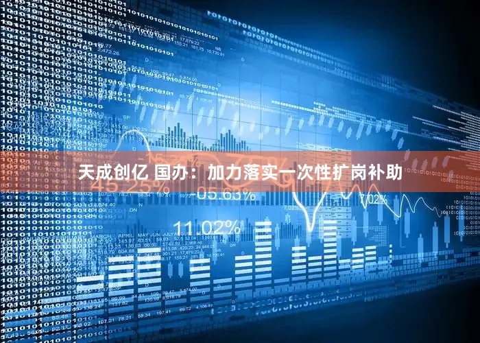 天成创亿 国办：加力落实一次性扩岗补助