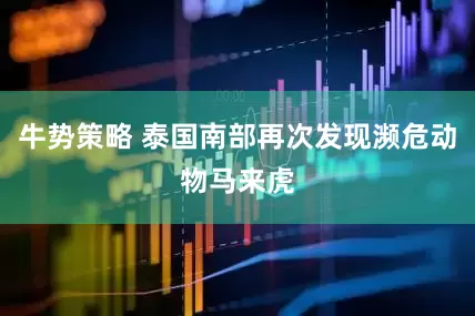 牛势策略 泰国南部再次发现濒危动物马来虎