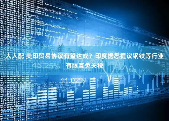 人人配 美印贸易协议有望达成？印度据悉提议钢铁等行业有限互免关税